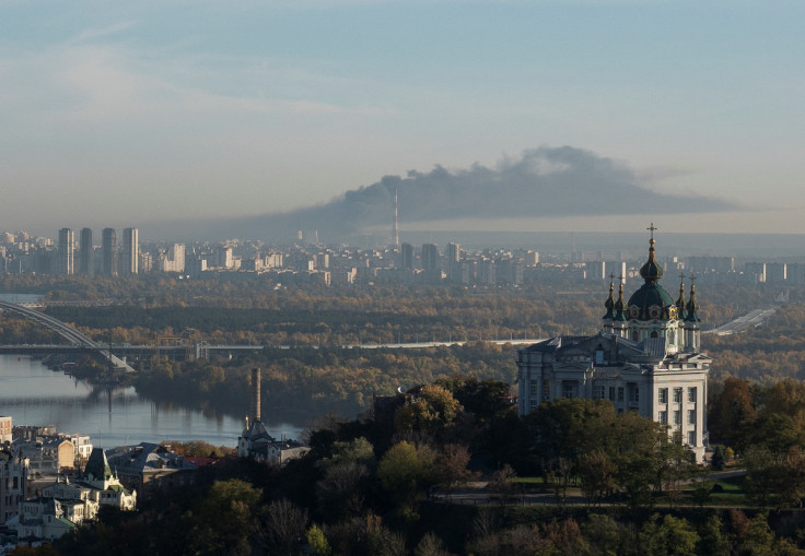 Russian missile strikes in Kyiv