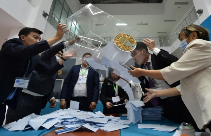 Tokayev received 81.31. percent of the vote, according to preliminary results