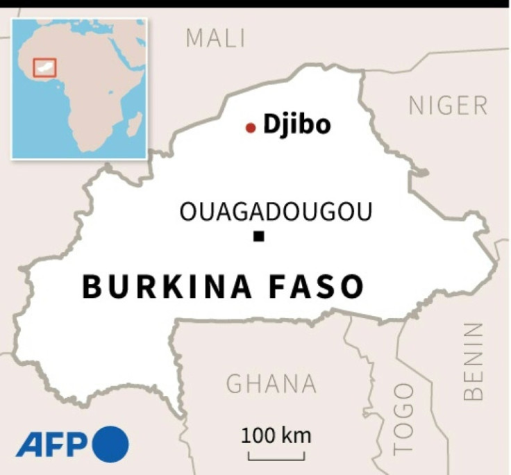 The troops were returning after having escorted an aid convoy into the town of Djbo