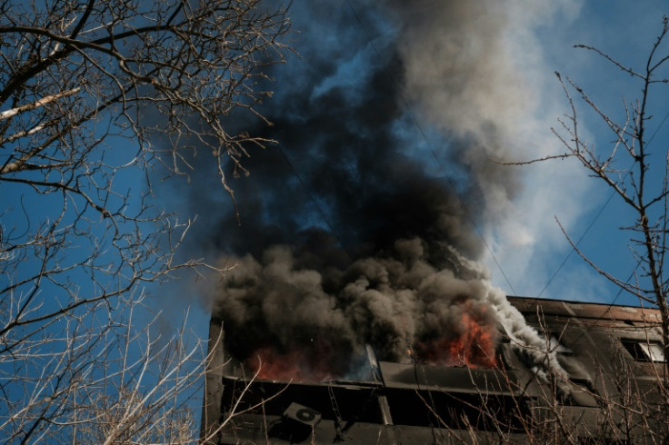 Currently Ukrainian-controlled, it is in the crossfire of shelling from both sides