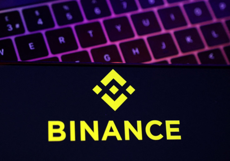 Illustration shows Binance logo
