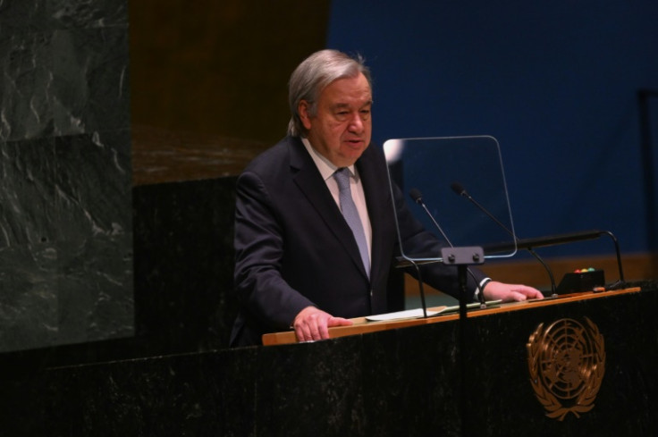 Guterres's trip comes as Somalia faces a calamitous drought that has driven many to the brink of famine