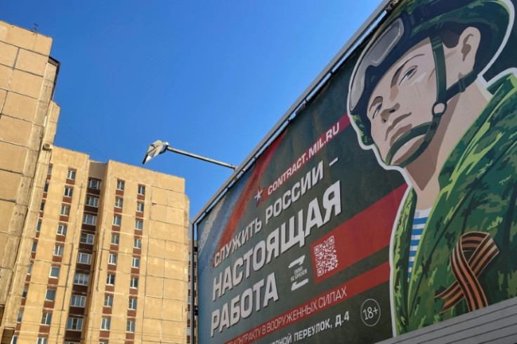 Moscow has launched an aggressive military recruitment campaign complete with ubiquitous billboards
