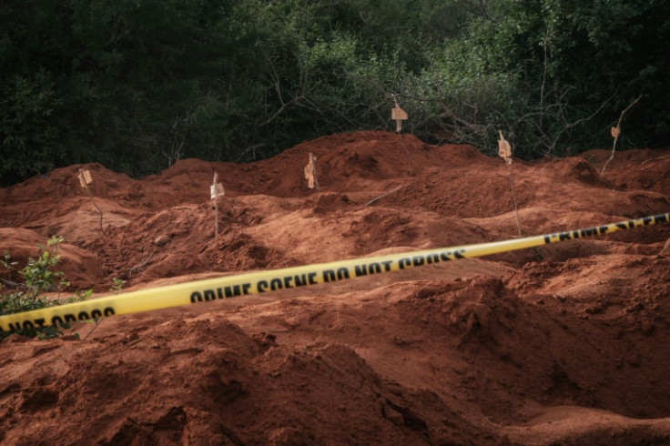 Kenyan investigators have unearthed dozens of bodies from mass graves in a forest near the coastal town of Malindi