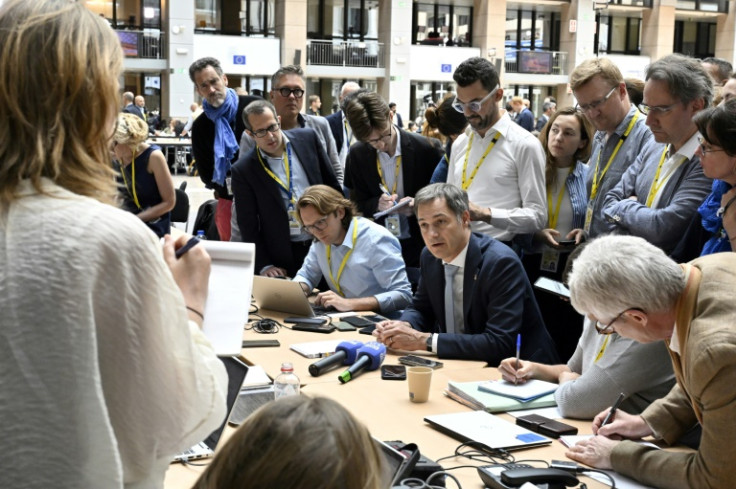 Belgium PM Alexander De Croo said the EU was looking to tax frozen Russian assets
