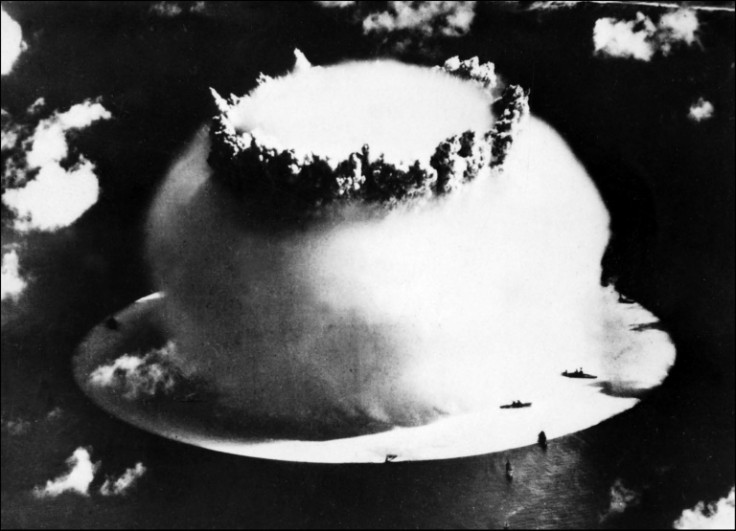 Radioactive traces left by nuclear weapon tests are one of humanity's calling cards being used to mark the Anthropocene epoch