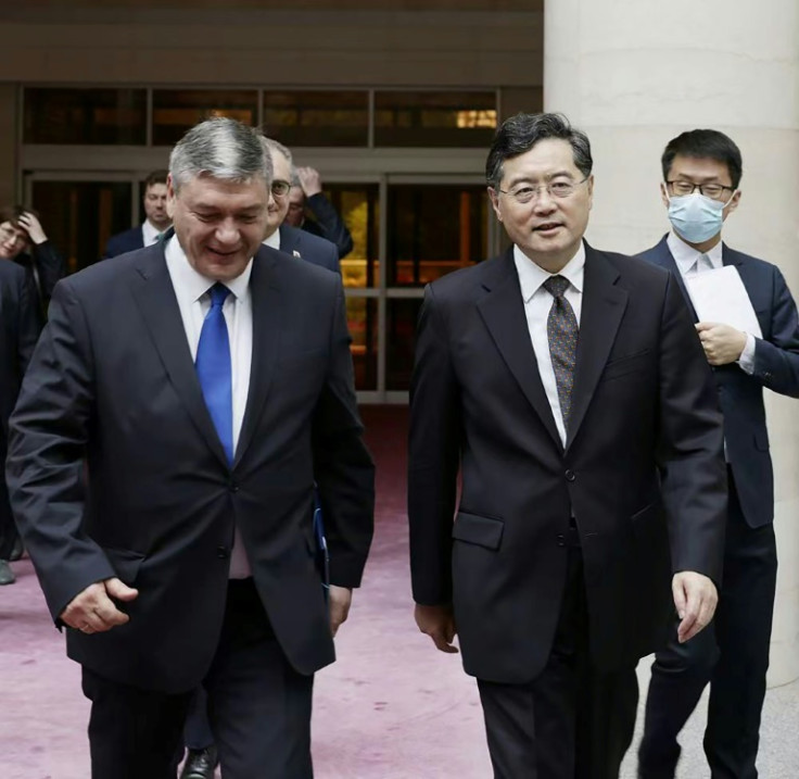 China was tight-lipped for weeks about the fate of Qin, who has not been seen in public since June 25, when he met Russia's deputy foreign minister Andrey Rudenko in Beijing