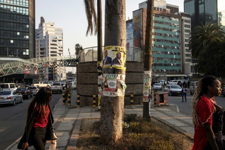 Zimbabwe's president is seeking re-election against a backdrop of economic woes -- high inflation, unemployment and poverty