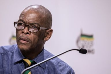 Ace Magashule, pictured in February 2018 while secretary-general of the ANC