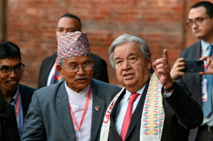 Nepal's glaciers melted 65 percent faster in the last decade than in the previous one, said Guterres, who is on a four-day visit to Nepal