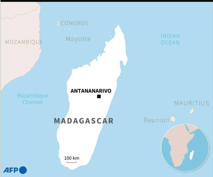 Map of Madagascar, where presidential elections are taking place on Thursday.