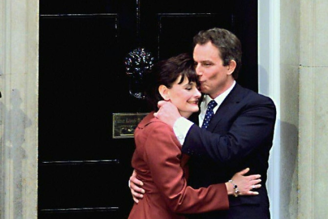 Tony Blair and his wife Cherie moved into 10 Downing Street on May 2, 1997, the day after New Labour's landslide win