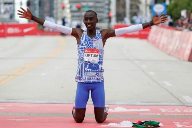 Kenya's Kelvin Kiptum  exploded onto the marathon scene when he ran a world record 2:00:35 in Chicago