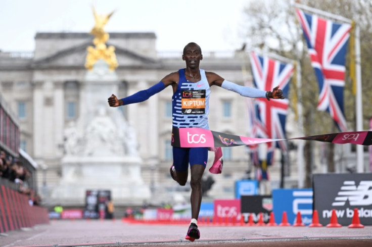 Kiptum won the men's London Marathon in the second-fastest official time over the distance