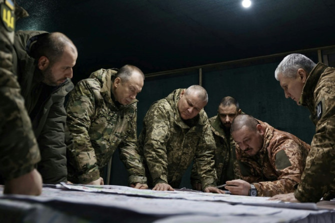 Ukraine's new commander-in-chief made his first visit to the front lines in his new post