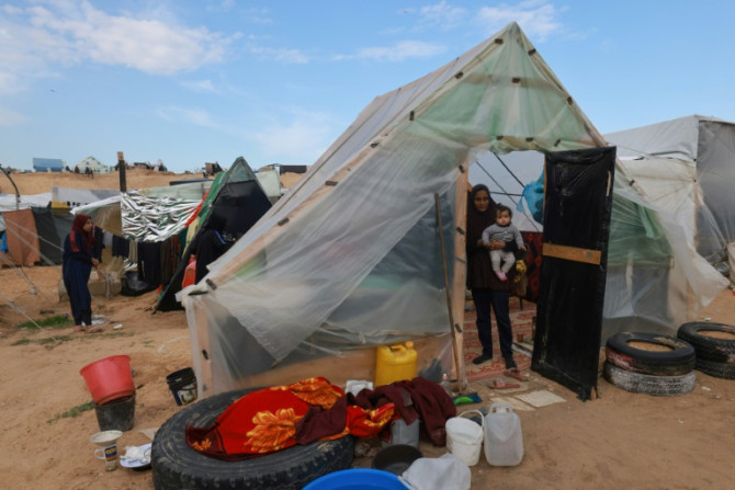 Hundreds of thousands of people have been driven into Rafah, seeking shelter in a sprawling makeshift encampment