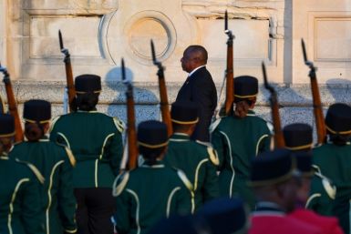 South Africa's President Ramaphosa, seen here ahead of his annual State of the Nation Address, will formalise the election date with a proclamation