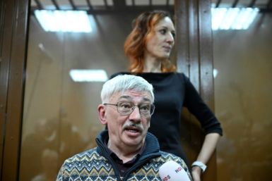 Rights activist Oleg Orlov was in good spirits before the verdict was delivered
