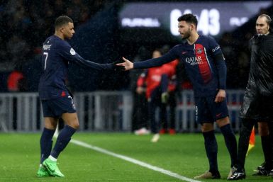Kylian Mbappe was replaced by Goncalo Ramos in the second half of PSG's draw with Rennes in Ligue 1 last weekend