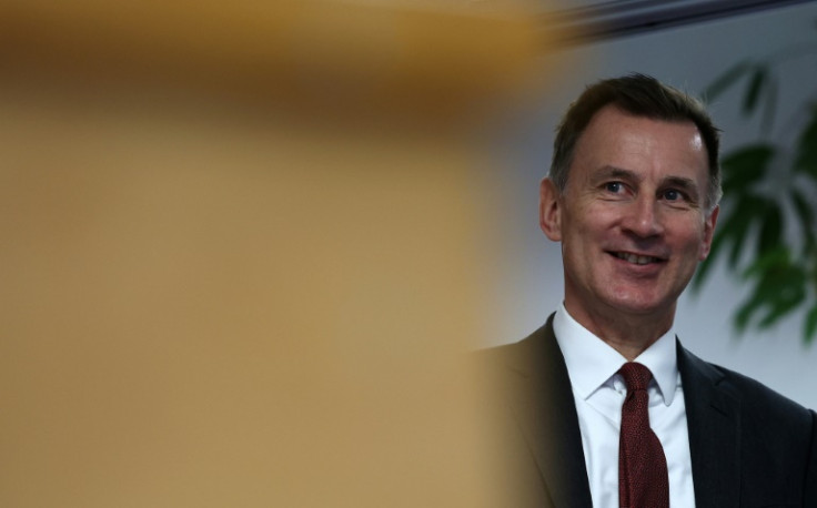 UK finance minister Jeremy Hunt is delivering the Conservative government's budget