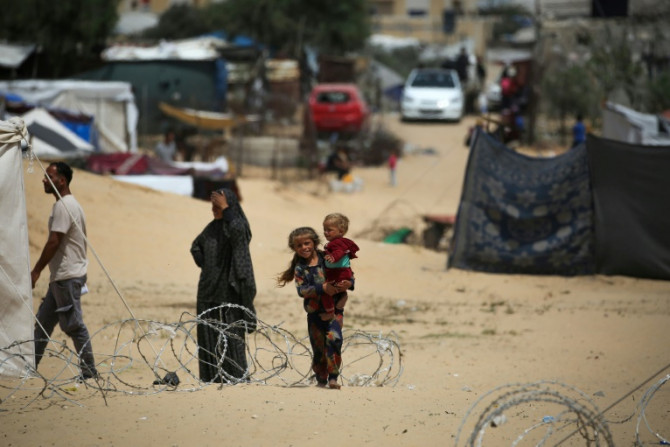 The majority of Gaza's 2.4 million people have sought refuge in Rafah near the border with Egypt