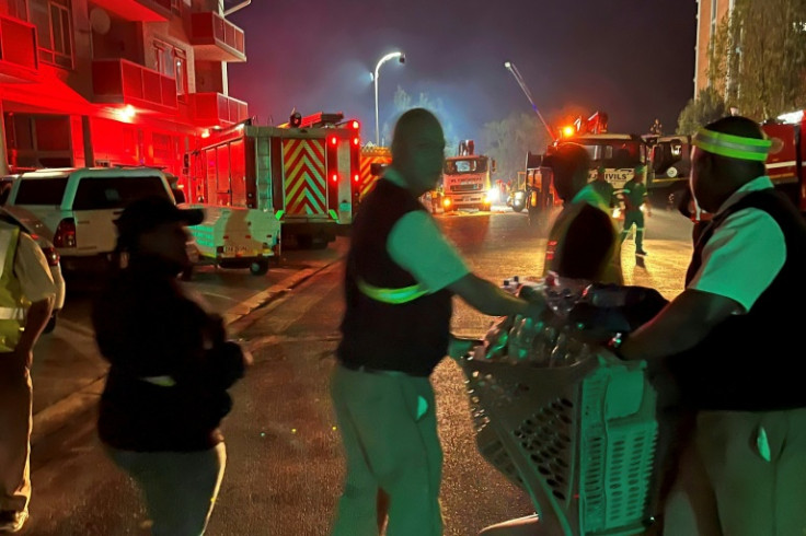Rescue operations continued into the night