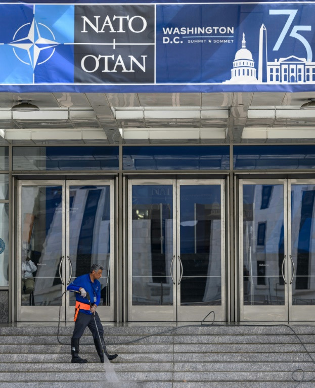 NATO is celebrating 75 years since it was founded to face off against the Soviet Union in the wake of World War II