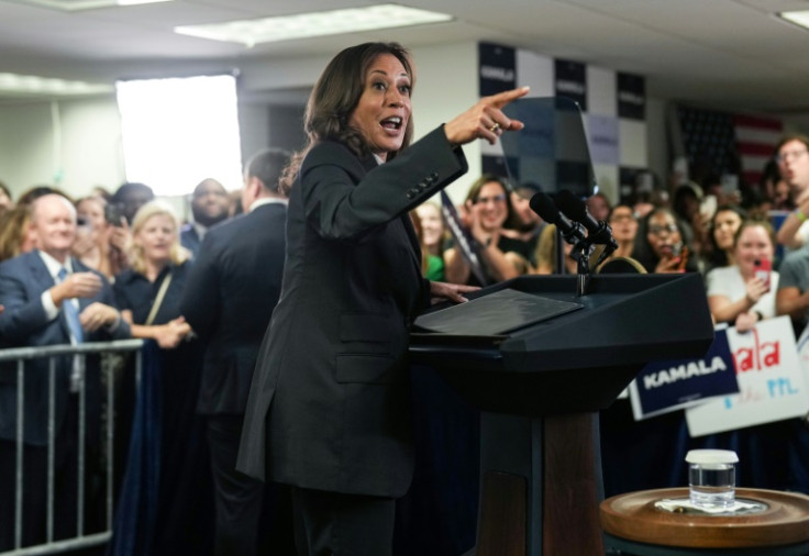Kamala Harris, lors d'un événement de campagne dans le Delaware, le 22 juillet 2024