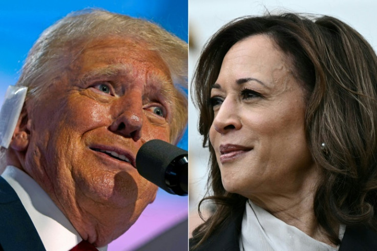 (COMBO) Donald Trump à Milwaukee le 18 juillet 2024 et Kamala Harris le 22 juillet 2024
