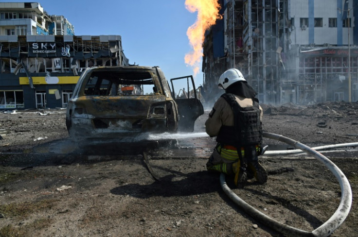 Russia on Sunday struck Ukraine's second largest city of Kharkiv with missiles, injuring 41 including five children