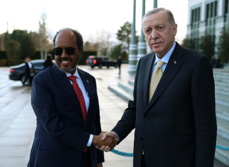 Somali President Hassan Sheikh Mohamud flew in at the request of his Turkish counterpart, Recep Tayyip Erdogan
