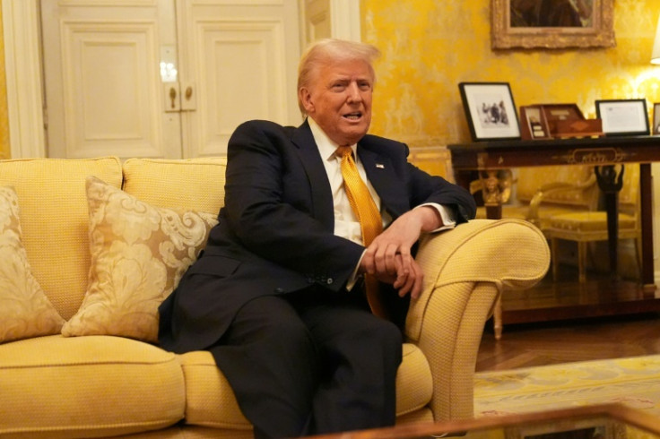 The announcement would be a boost for US President-elect Donald Trump, pictured in Paris in December, ahead of his inauguration on January 20