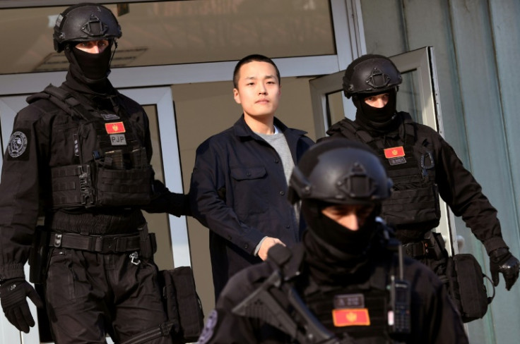 South Korean cryptocurrency entrepreneur Do Hyeong Kwon at a court appearance in Podgorica, Montenegro, in March 2024