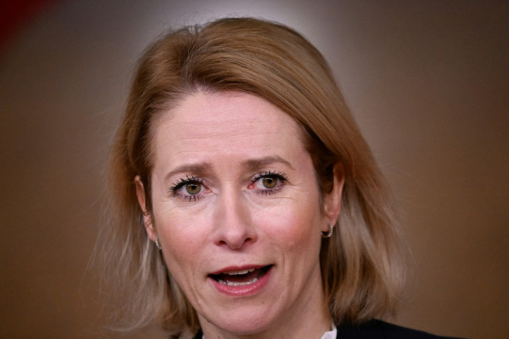 Kaja Kallas said the bloc must shoulder 'a fair share' of responsibility for its own security